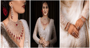 Splendid Premium Bridal Diamond Necklace Sets Designs