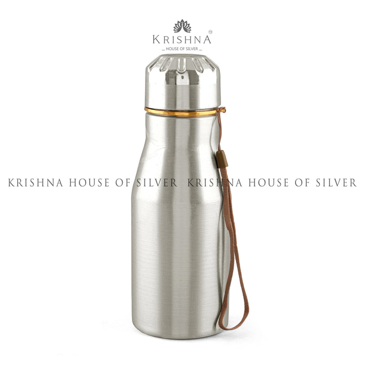Premium Silver Water Bottle - Krishna Jewellers Pearls and Gems
