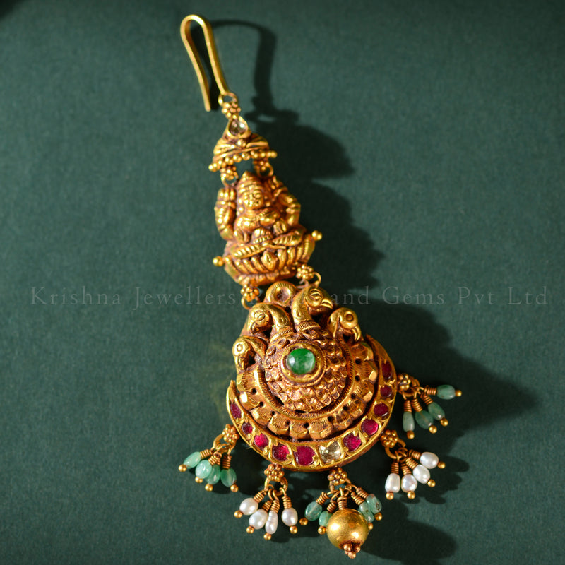 Divine 22K Lakshmi Maang Tikka