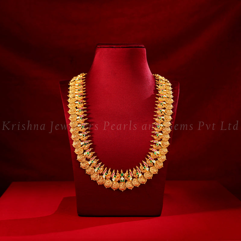 22K Gold Bridal Lakshmi Kasu Haram