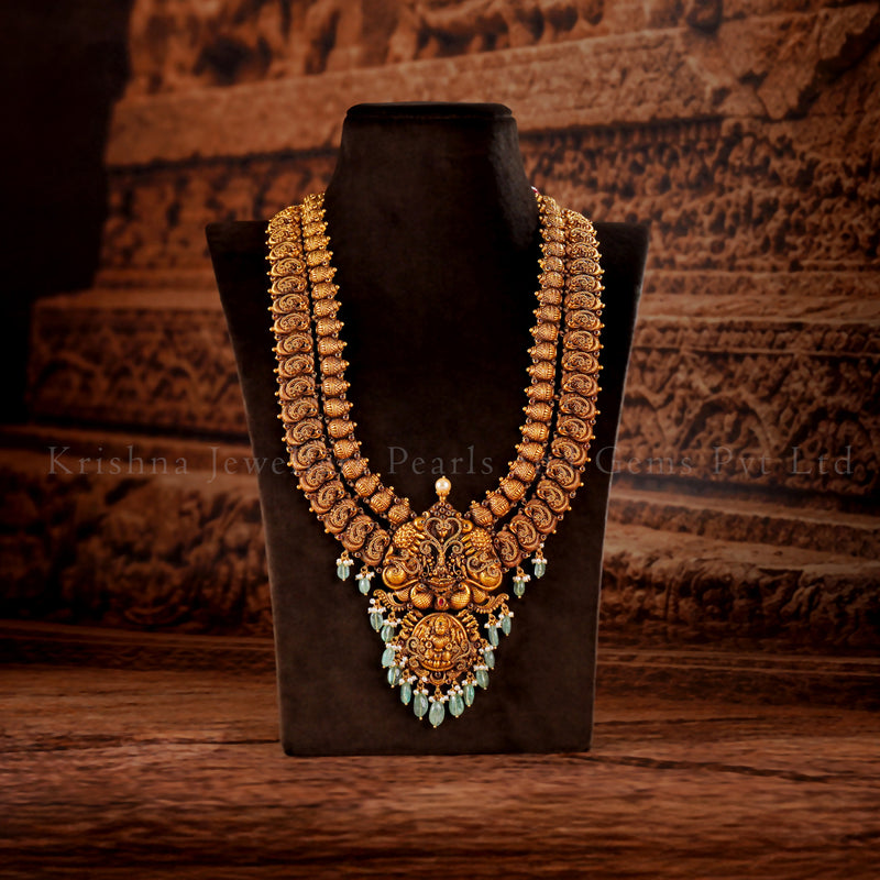 Classic 22K Nakshi Lakshmi Haram