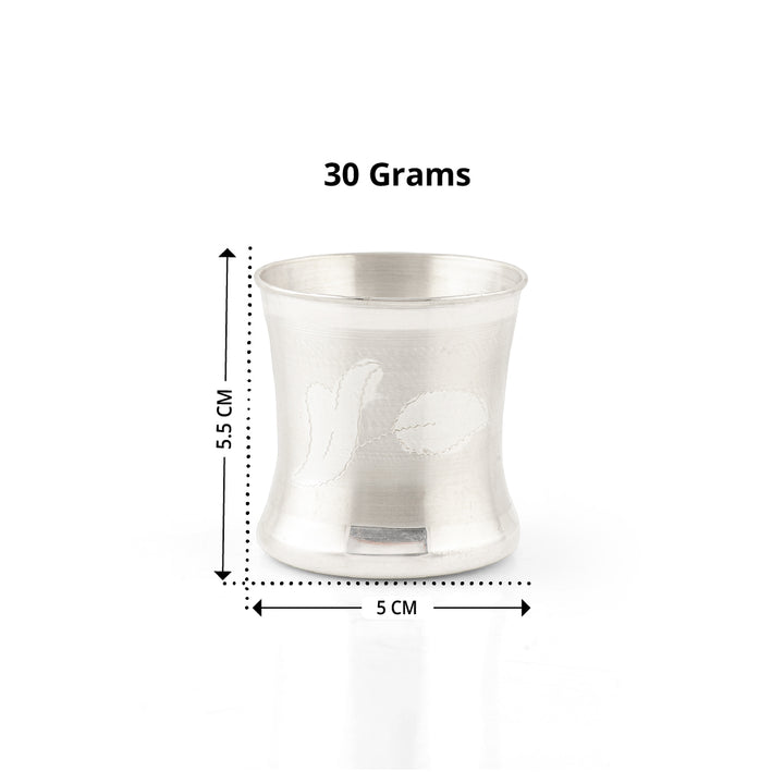 92.5 Pure Silver Panchapatra - Traditional Pooja