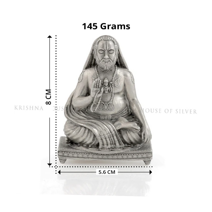 Silver Raghavendra swamy idol