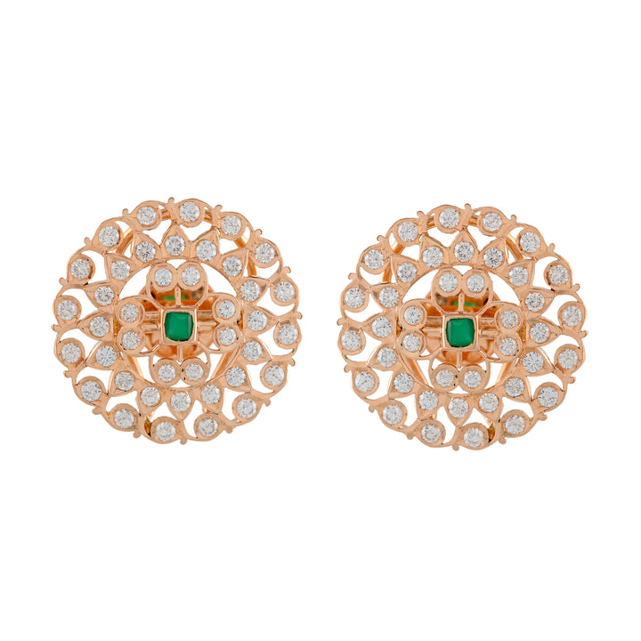 Sparkling Diamond Studs - Krishna Jewellers Pearls and Gems