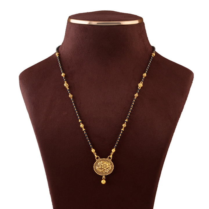 Dainty Gold Mangalsutra Chain - Krishna Jewellers Pearls and Gems
