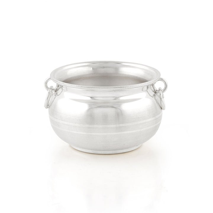 Pure Silver Plain Bowl / Gangalam with Handle Loops