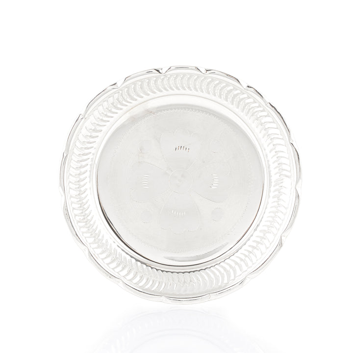 92.5 Pure Silver Pooja Plate