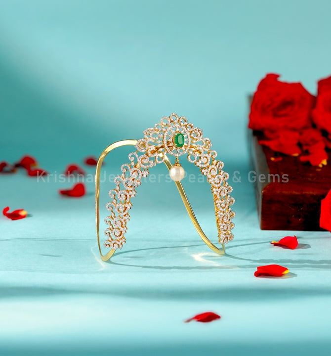 18K Diamond Bajuband Luxury Meets Tradition