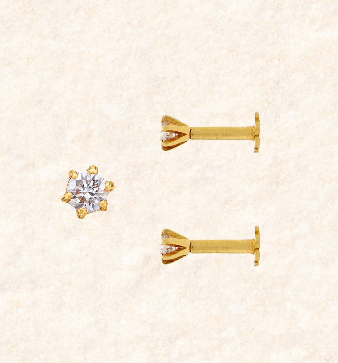 Dazzling Diamond Nose Pin