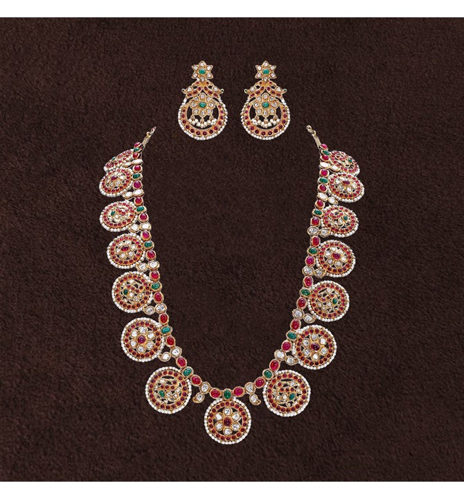 Bottumala Kundan Necklace Set