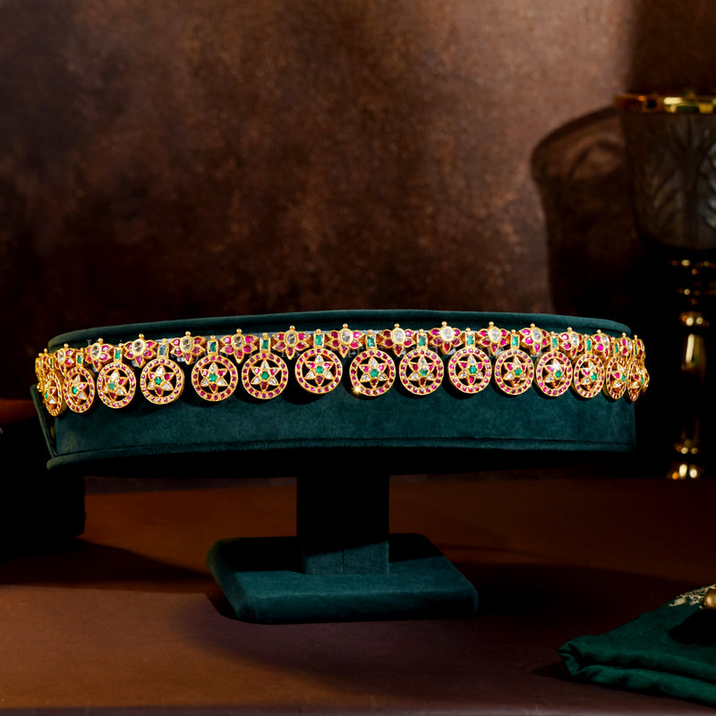 22K Gold Lakshmi Kasu Vaddanam (Coin Waist Belt)