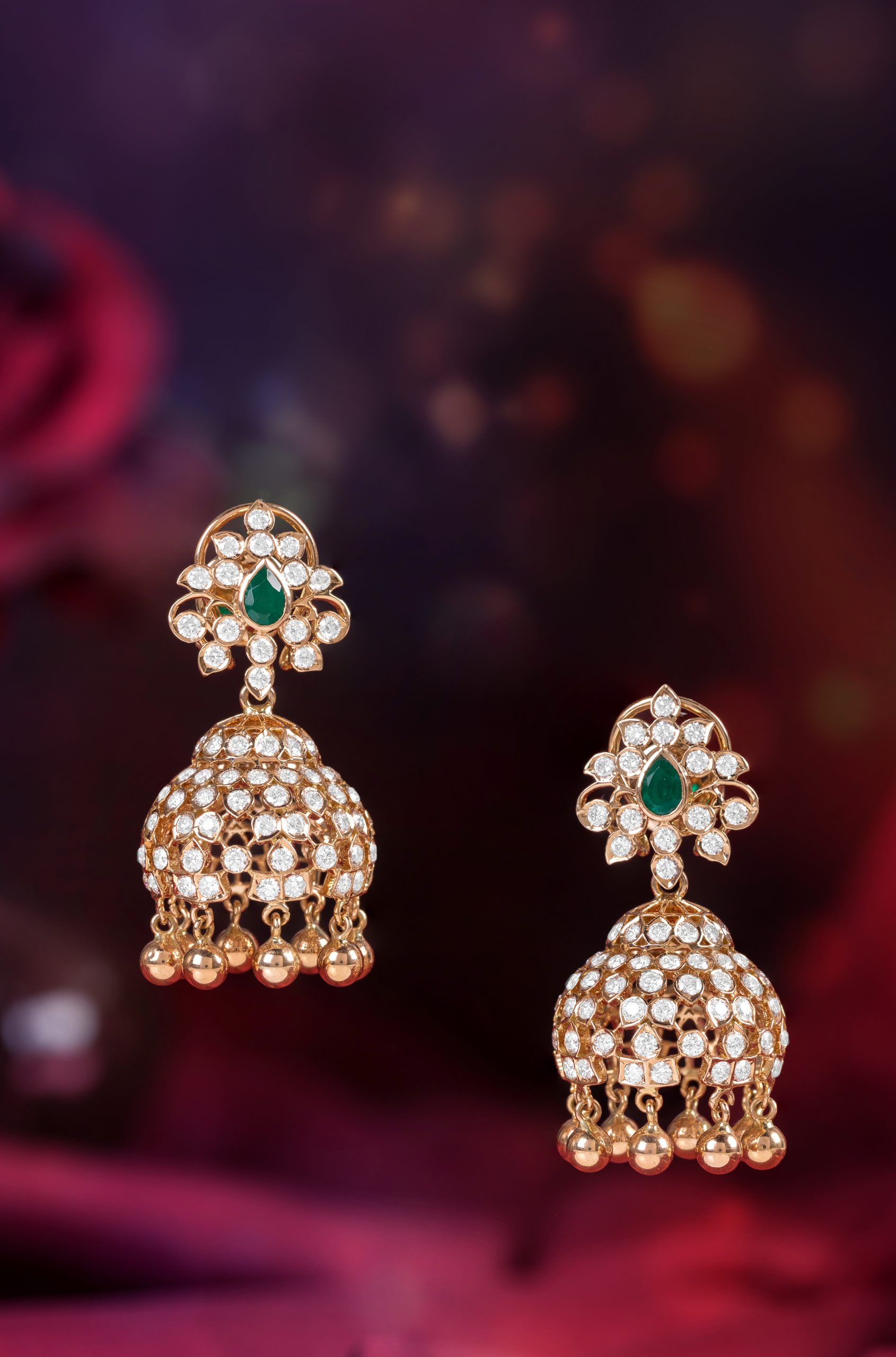 Top Diamond Earring Designs for Every Ethnic Outfit - Krishna Jewellers ...