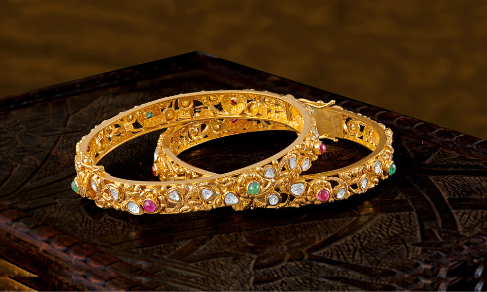 10 Diamond bangles design to accentuate your dress