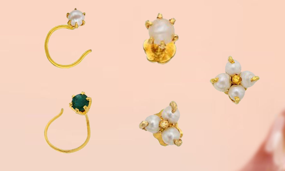 Gold mukku pudaka designs that will stand out on ethnic occasions.