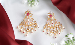 Trendy Polki jewelry or uncut diamond jewelry designs