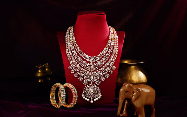 Modern Wedding Diamond Necklace Designs for Today’s Bride