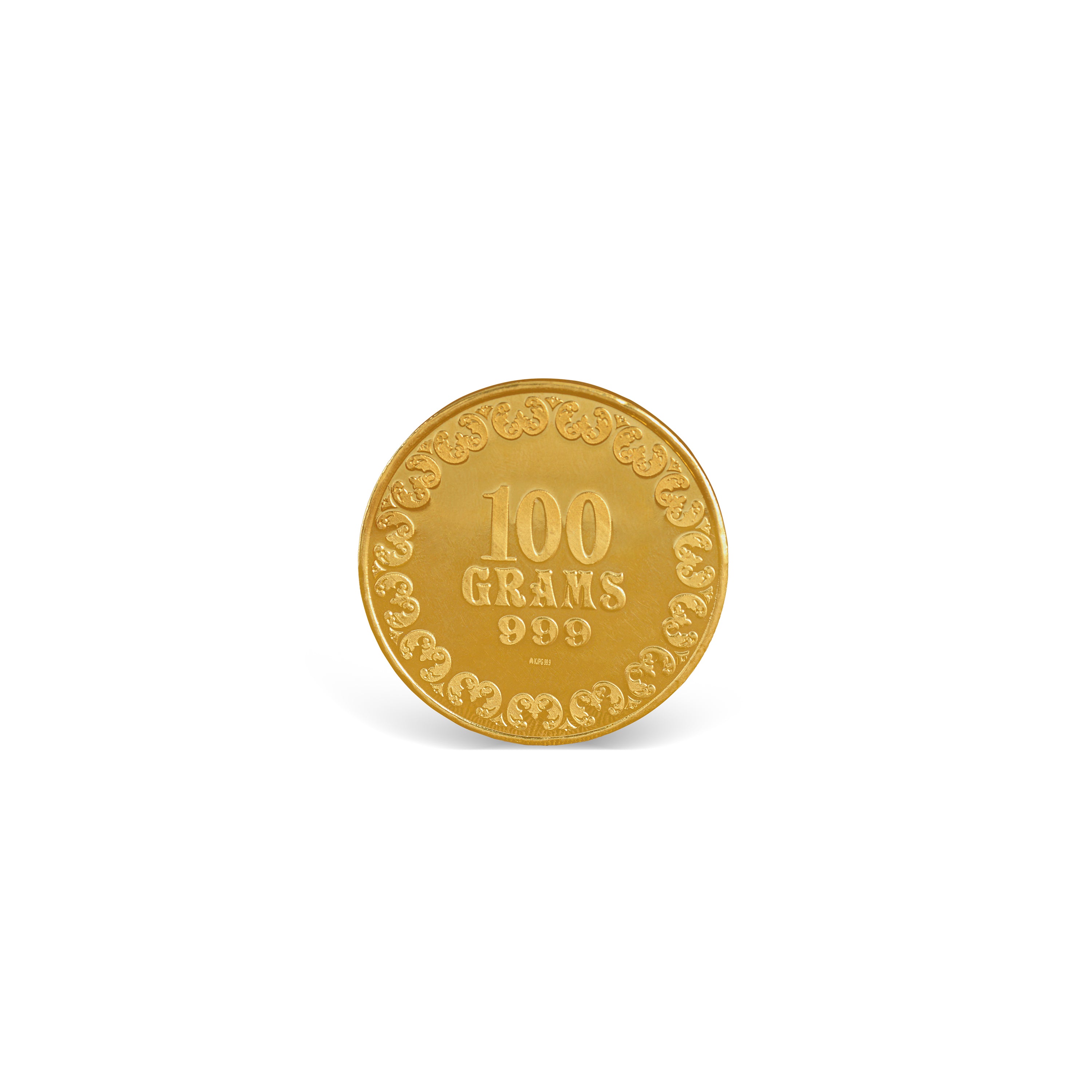 24K Laxmi Gold Coin in 100 Grams - Krishna Jewellers Pearls and Gems