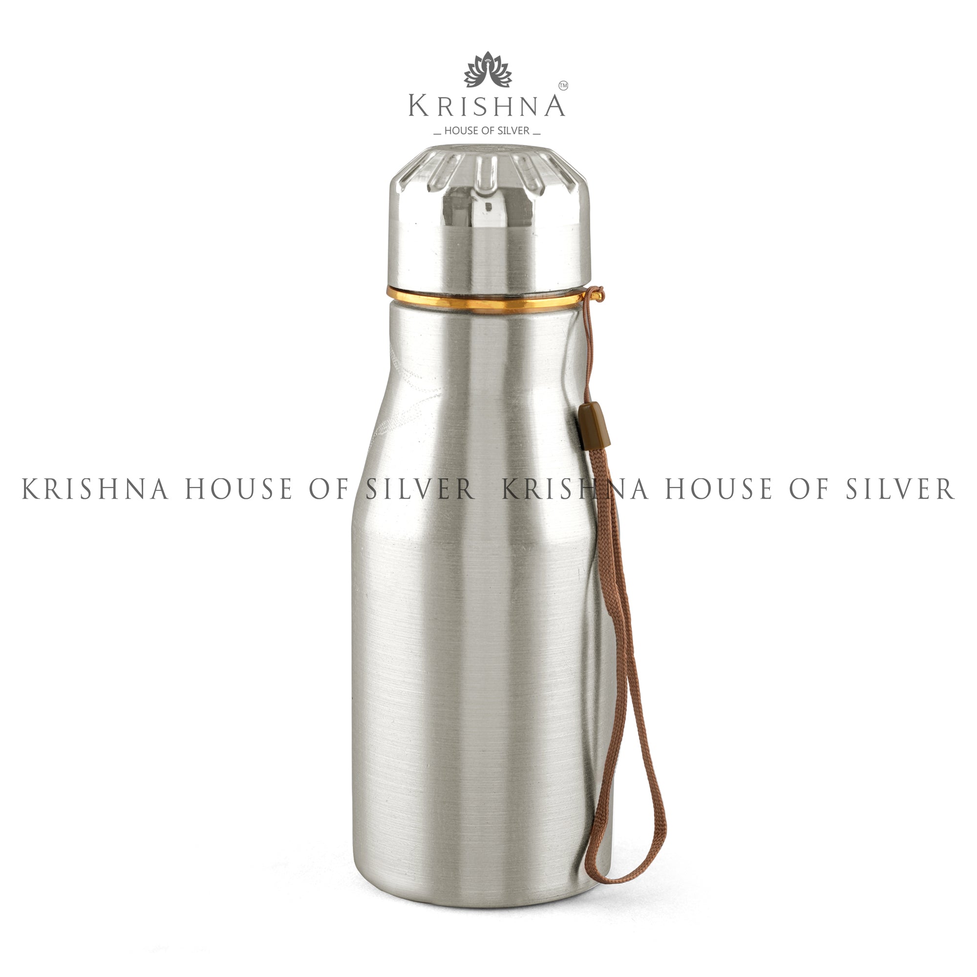 Premium Silver Water Bottle - Krishna Jewellers Pearls and Gems