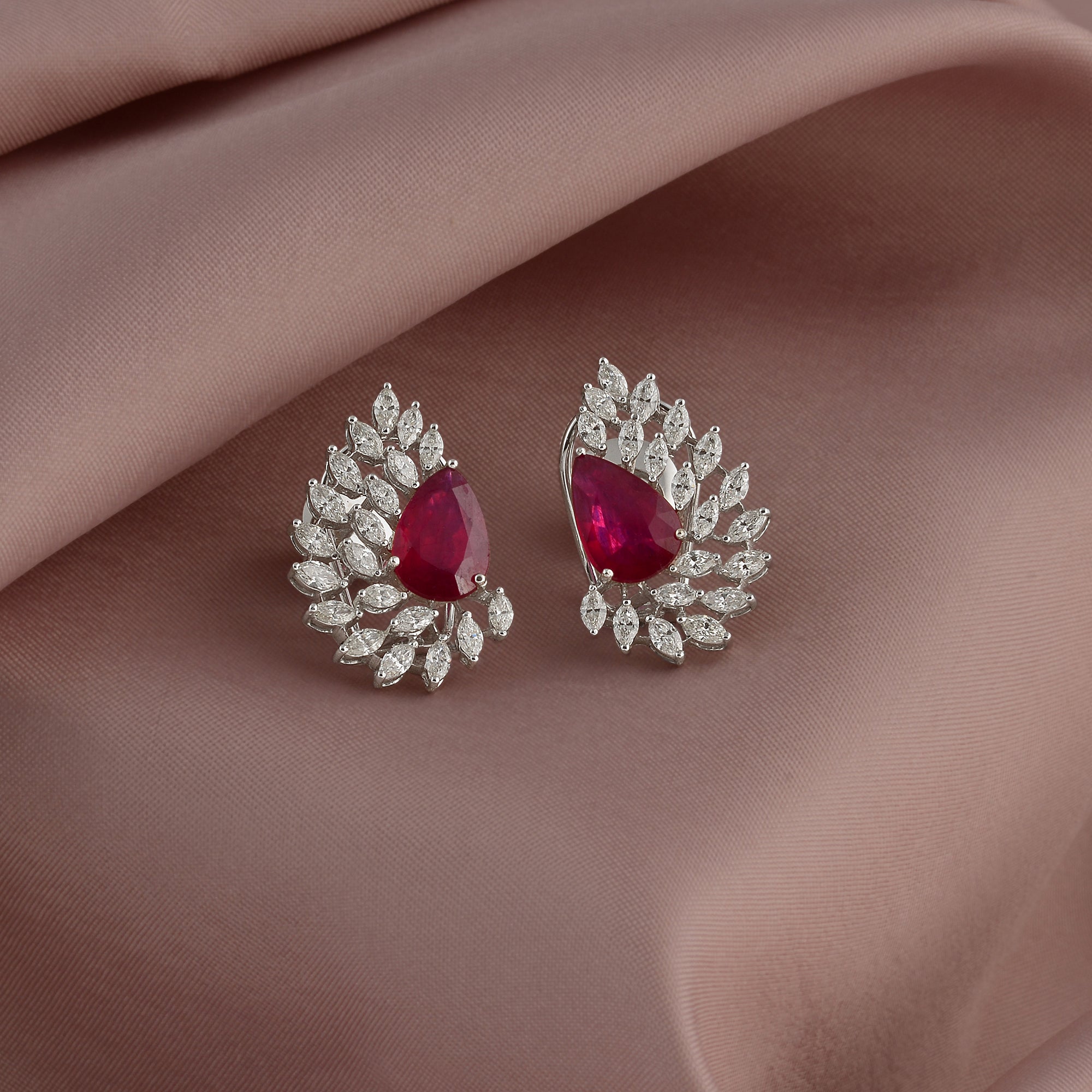 Luxy Diamond Elegance Earrings - Krishna Jewellers Pearls and Gems