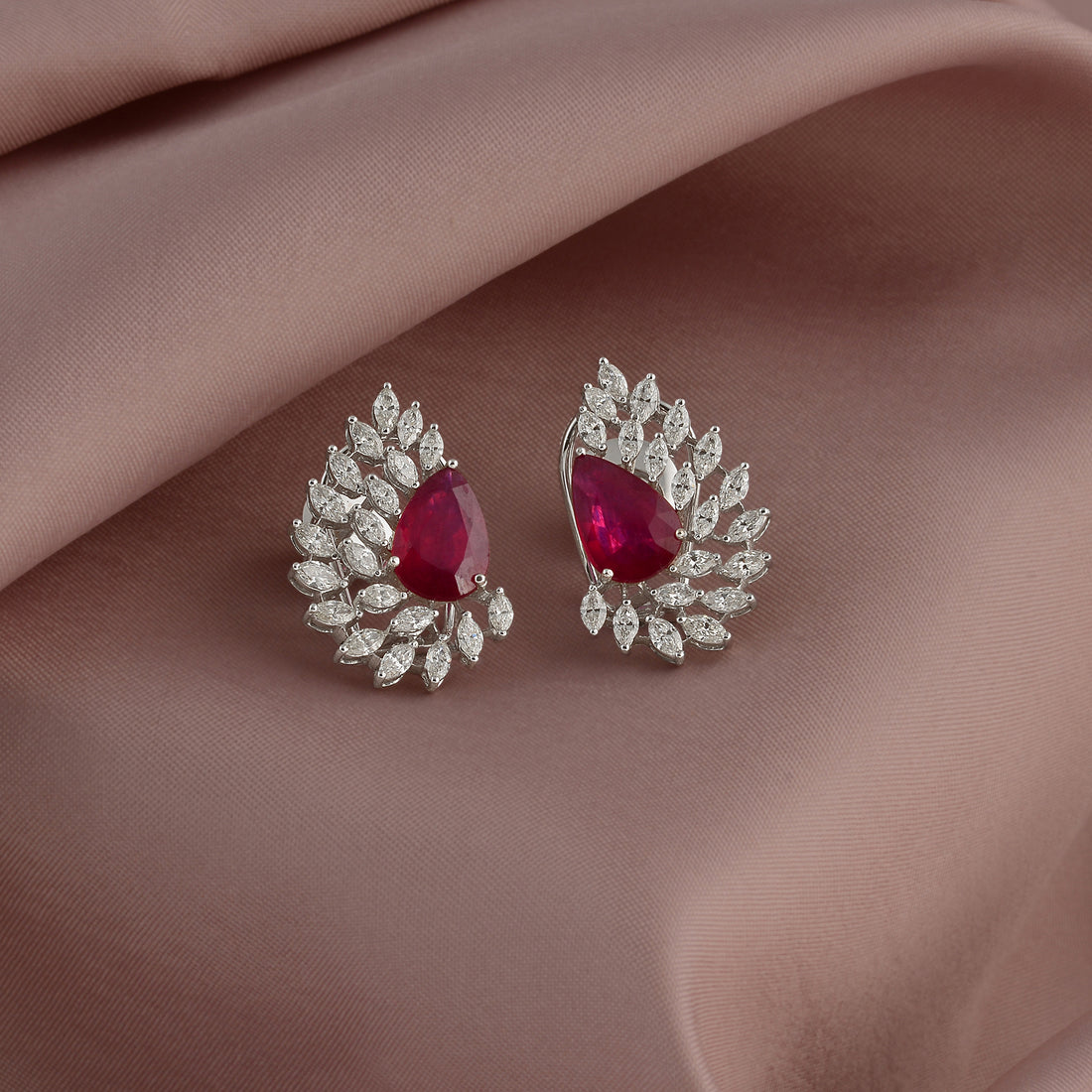Luxy Diamond Elegance Earrings - Krishna Jewellers Pearls and Gems