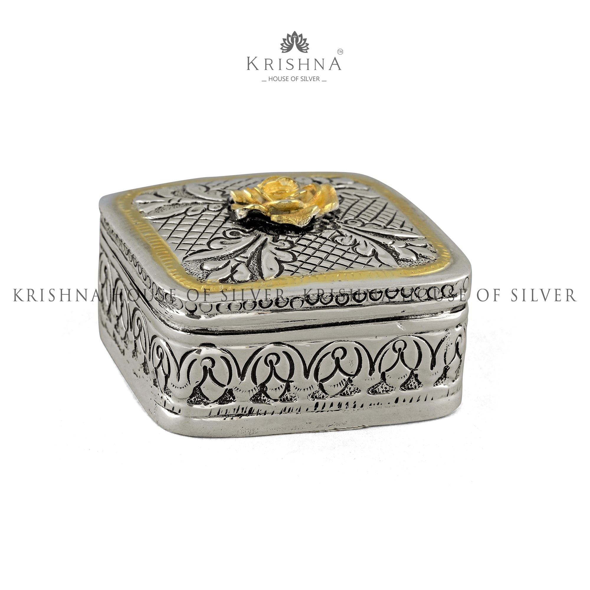 Classic Silver Box - Krishna Jewellers Pearls and Gems