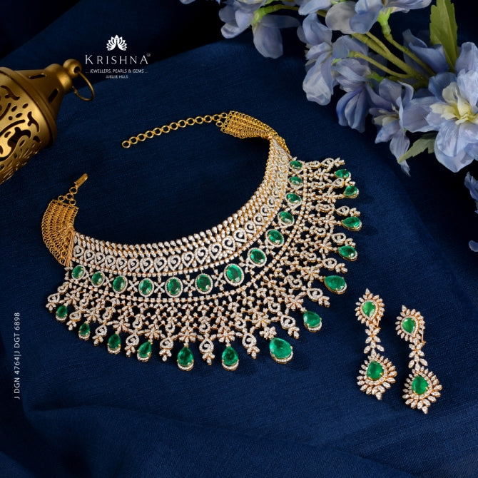Regal Bridal diamond Necklace Sets