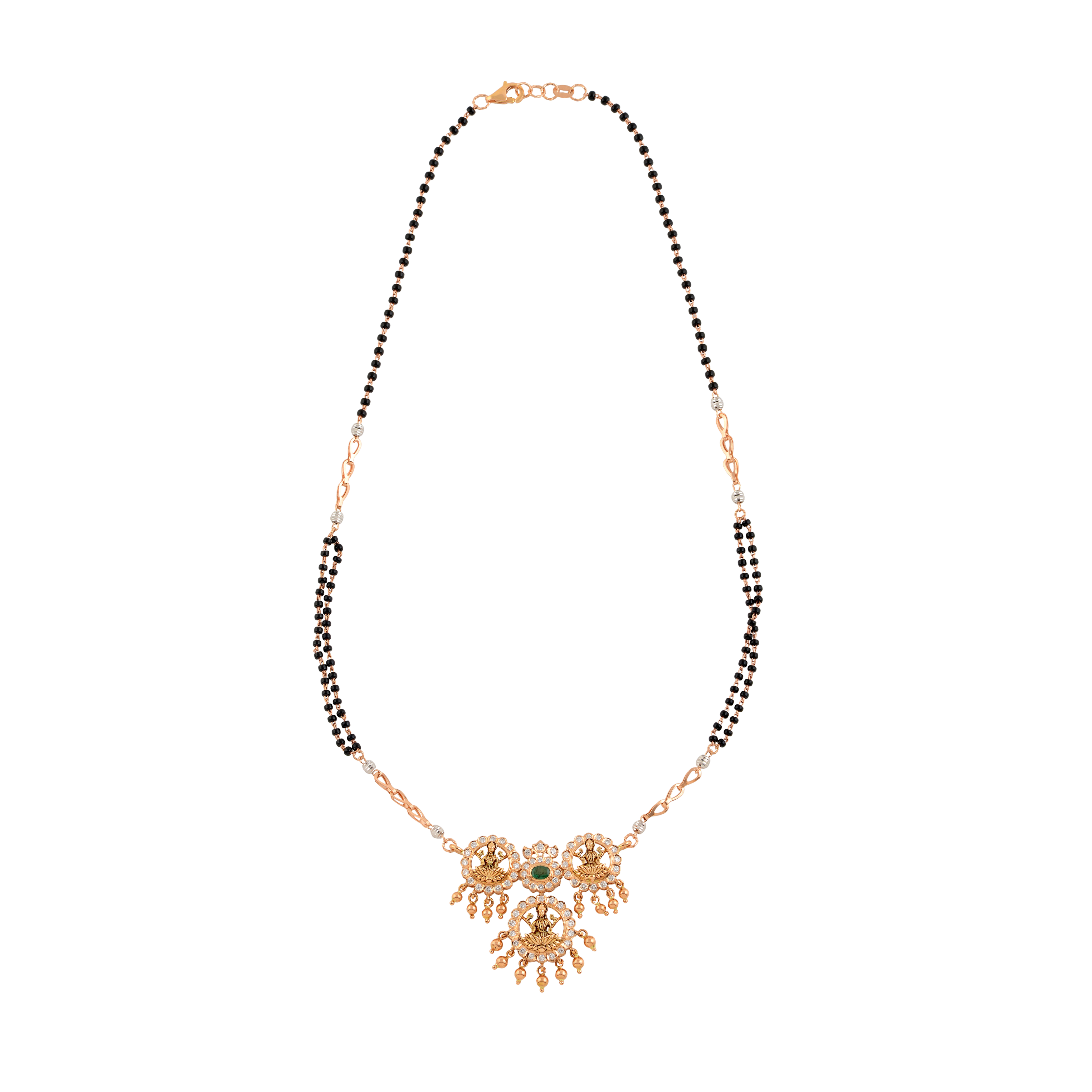 Traditional Mangalsutra with Laxmi Pendant