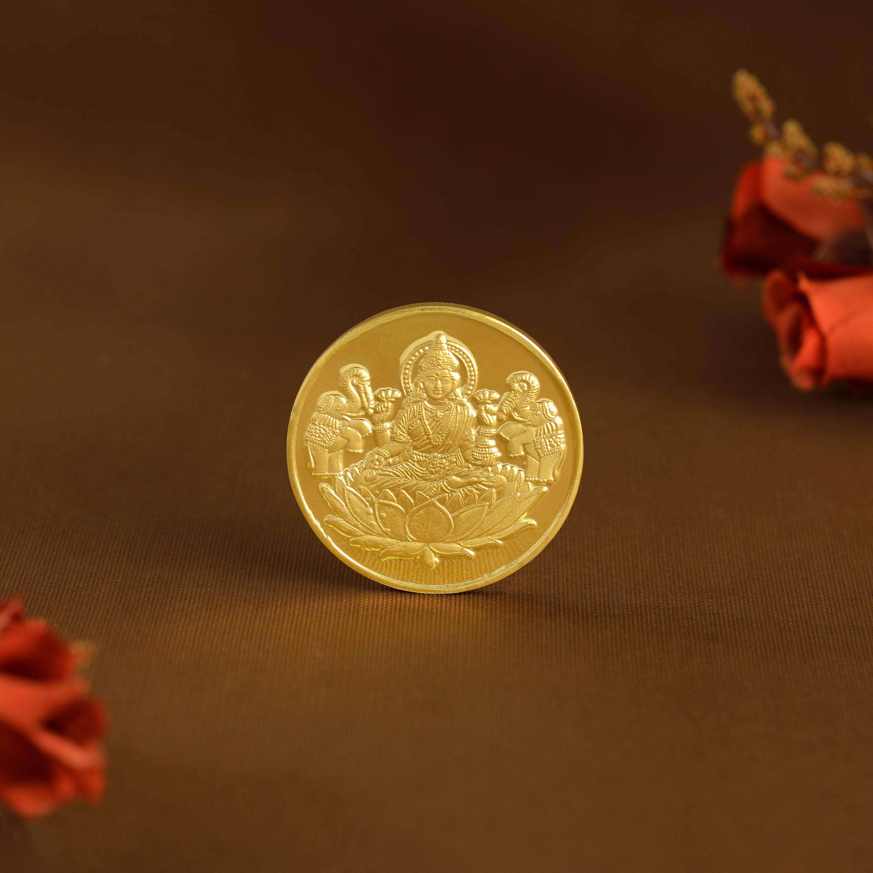 24K Laxmi Gold Coin  in 50 Grams - Krishna Jewellers Pearls and Gems