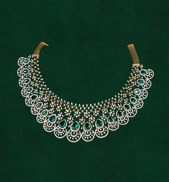 Blossom of Flowers themed Choker Necklace