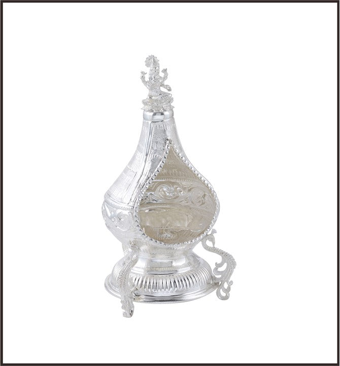Lakshmi Deepam Silver Stand
