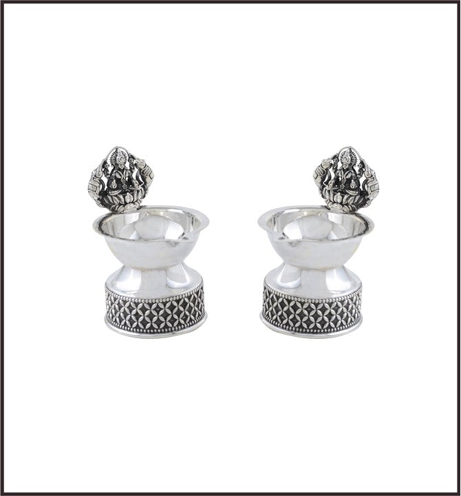 Antique Deepam in Silver