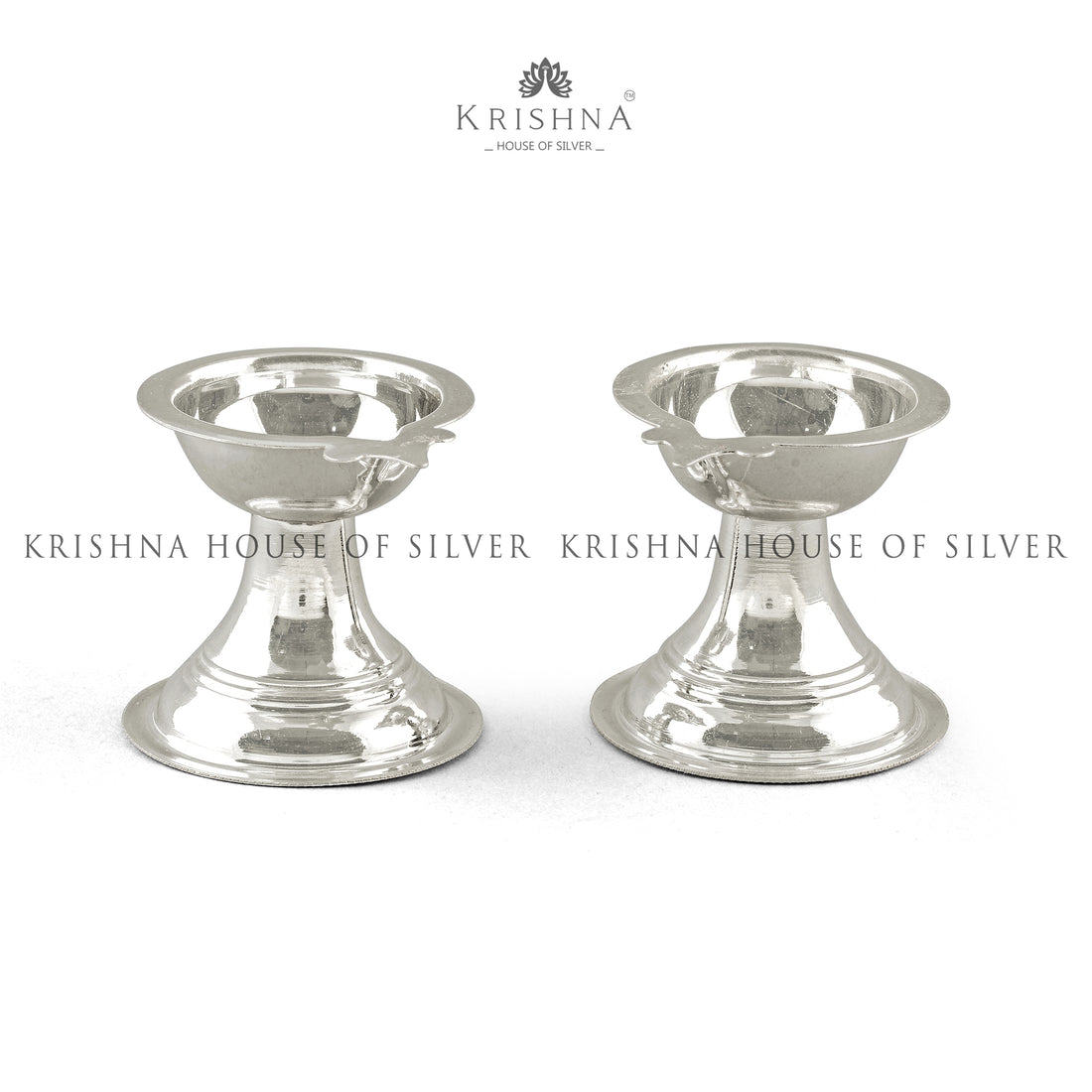 Minimalist silver Diya - Krishna Jewellers Pearls and Gems