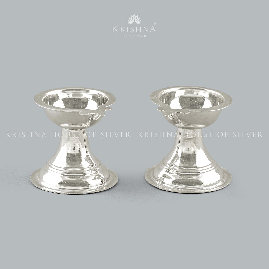 Minimalist silver Diya - Krishna Jewellers Pearls and Gems