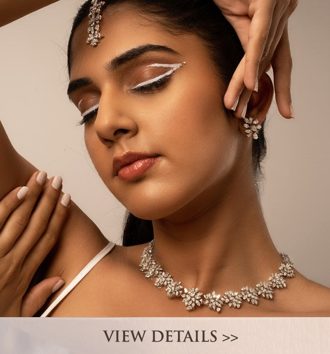 Diamond Necklace in white gold