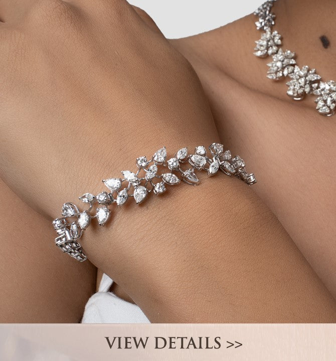 Diamond studded bracelet