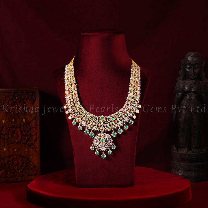 Exquisite 18K Diamond Bridal Haram