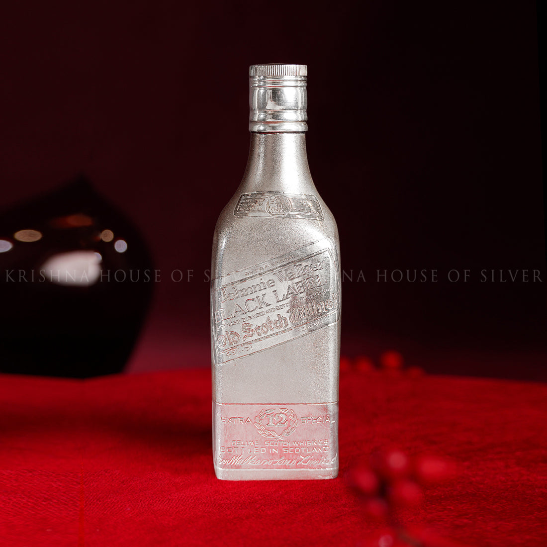 Classic Silver Wine Bottle