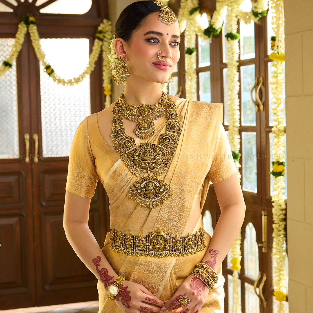 22K Gold Laxmi Devi Bridal Vaddanam