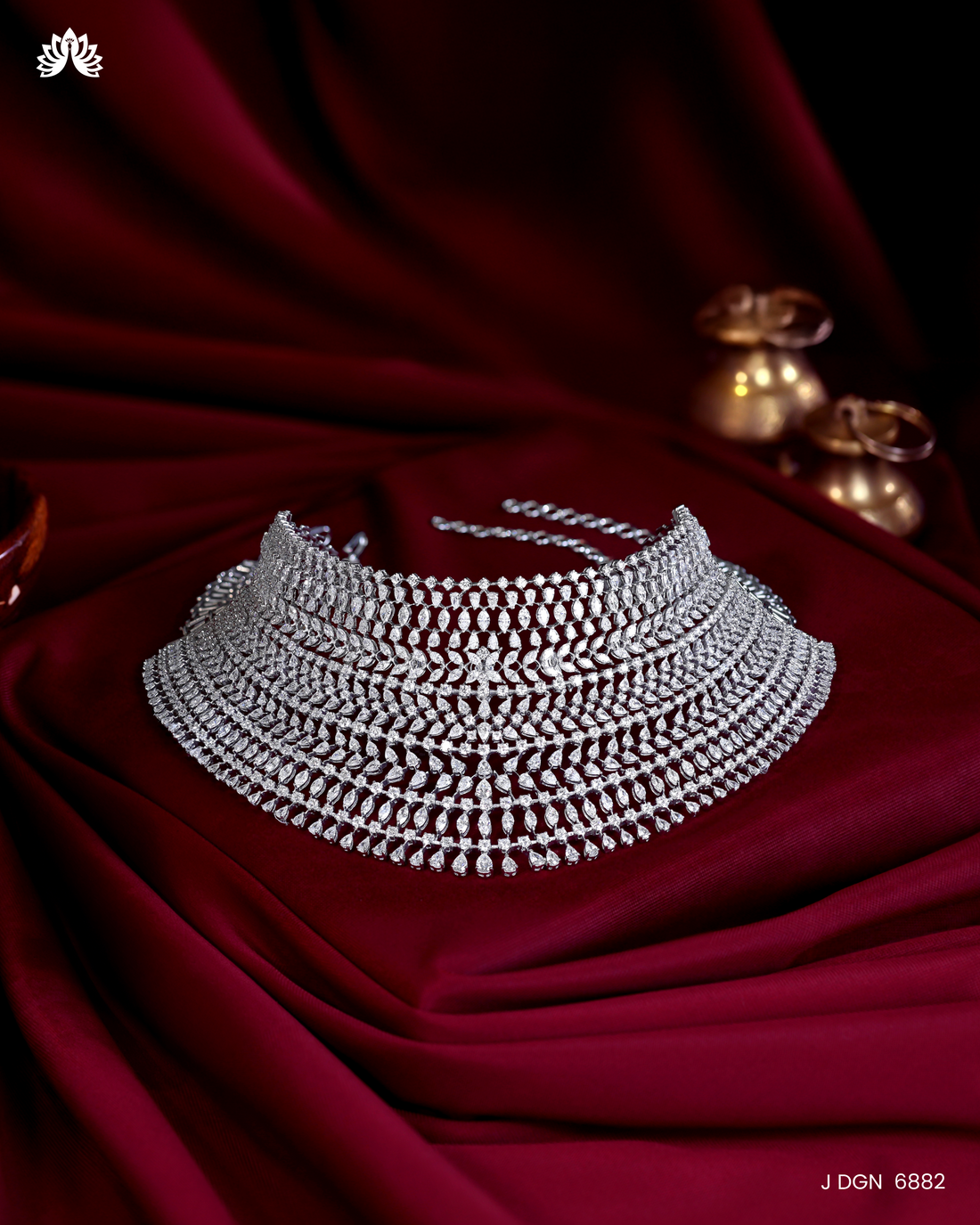 Timeless Diamond Choker for Brides
