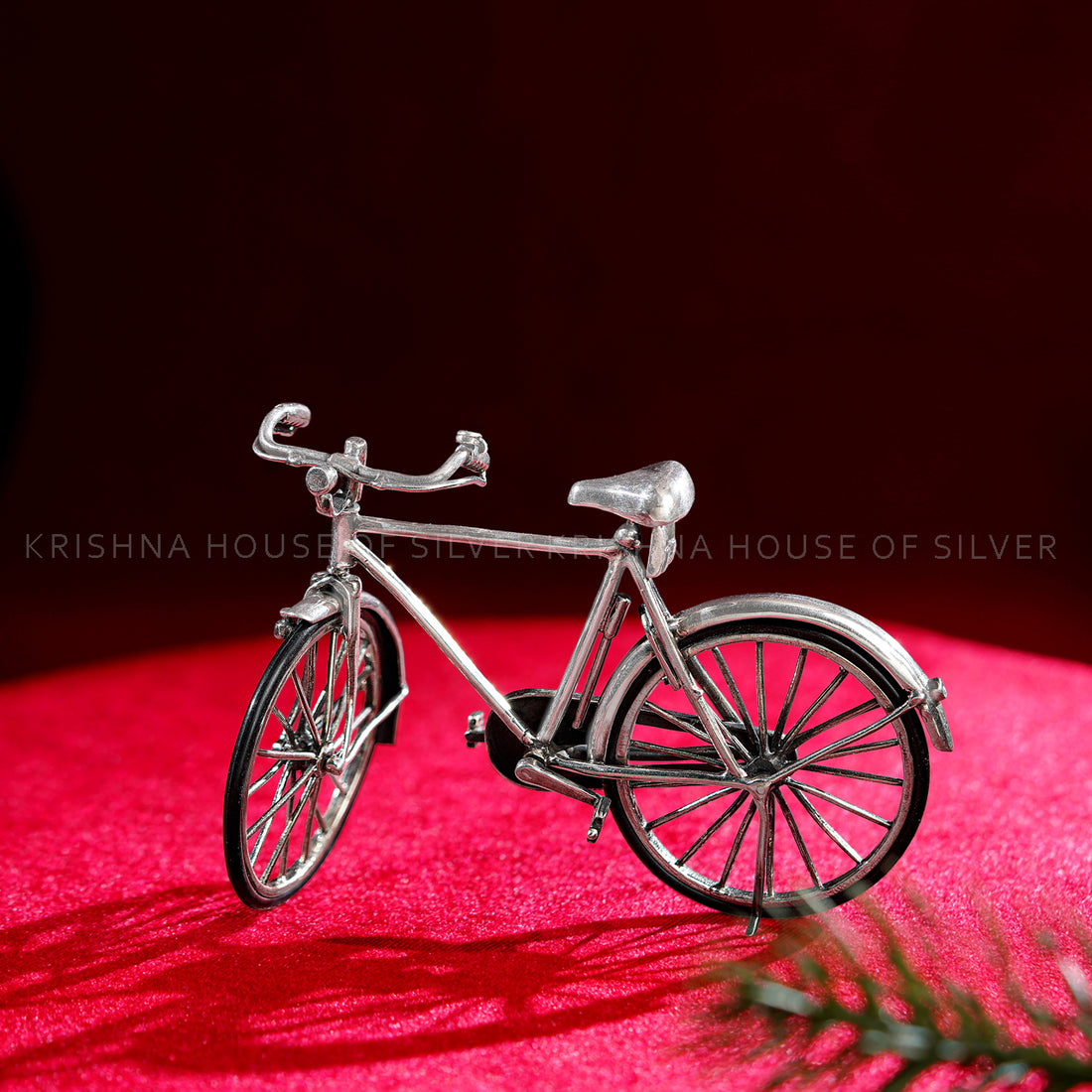 92.5 Silver Handcrafted Bicycle Décor