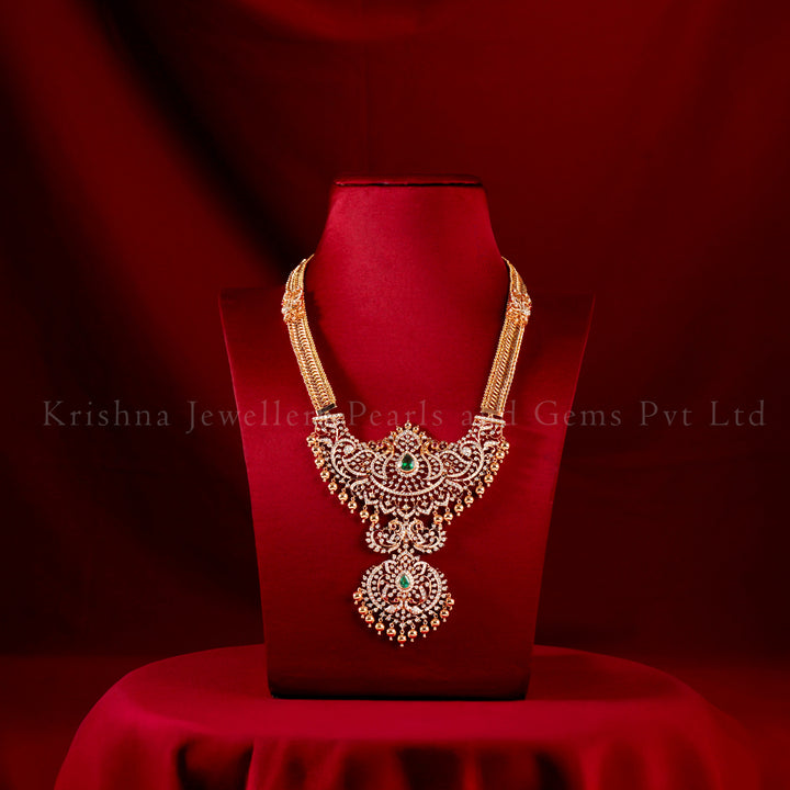 Traditional Spark 18K Jalebi Diamond Haram
