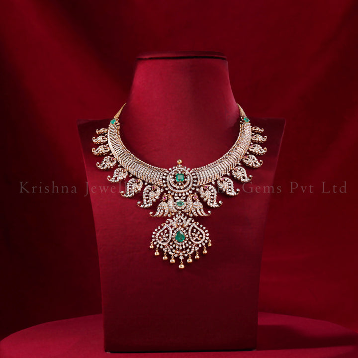 Heritage Spark Mango Diamond Necklace