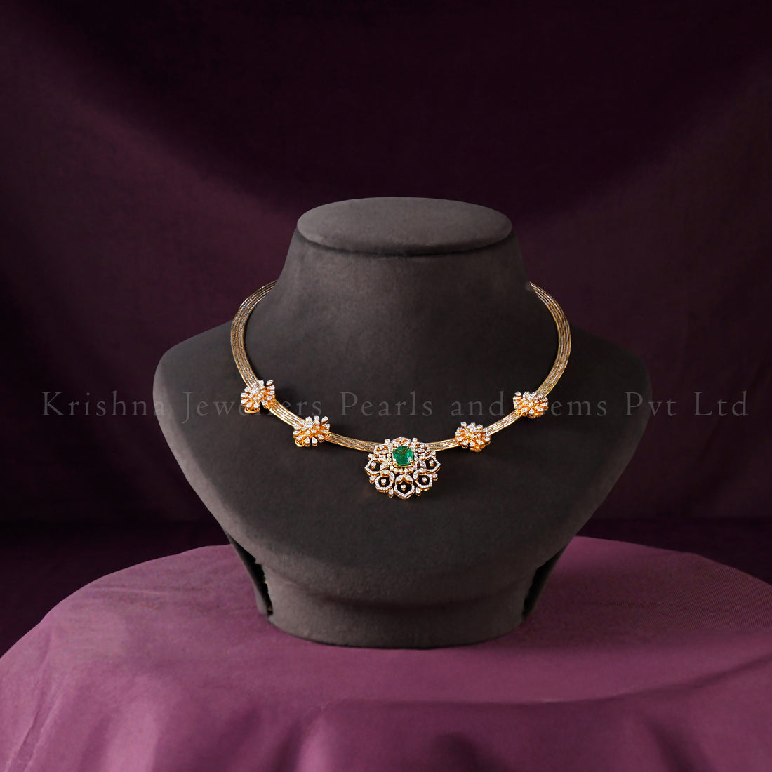 Classic Brilliance Diamond Kanti Necklace (18K)