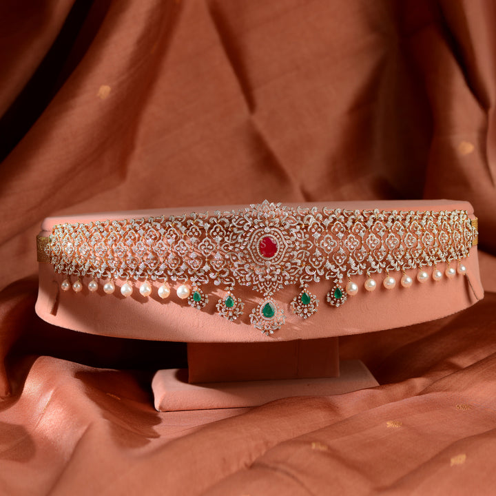 Diamond & Emerald Bridal Vaddanam