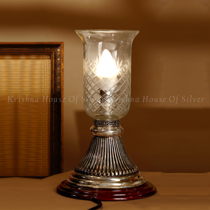 Antique 92.5 Silver Lamp – Handcrafted Serenity