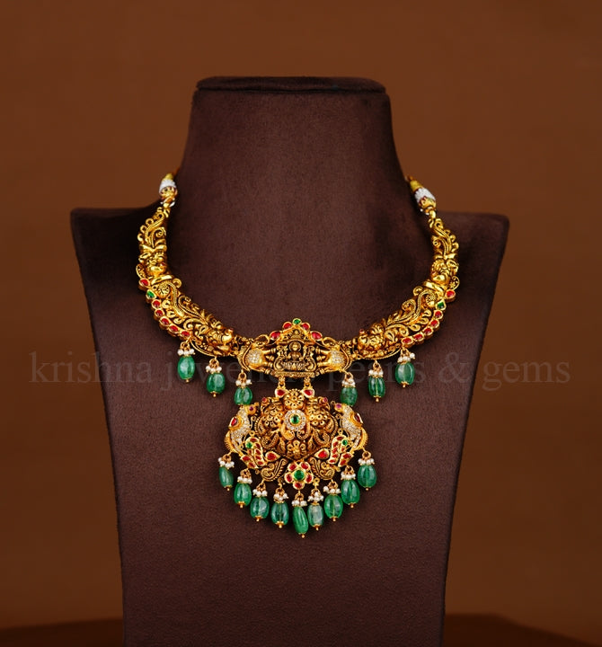 Antique Nakshi Gold Necklace