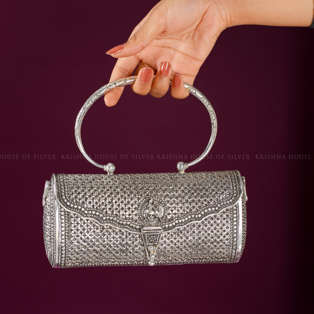 Antique Silver Clutch