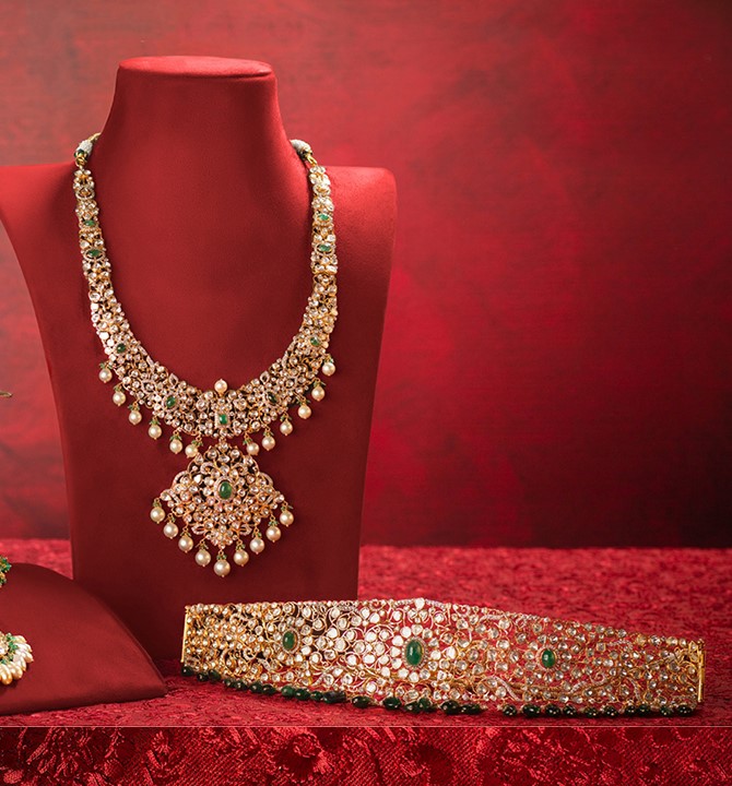 Polki pearls and emeralds embody the spirit