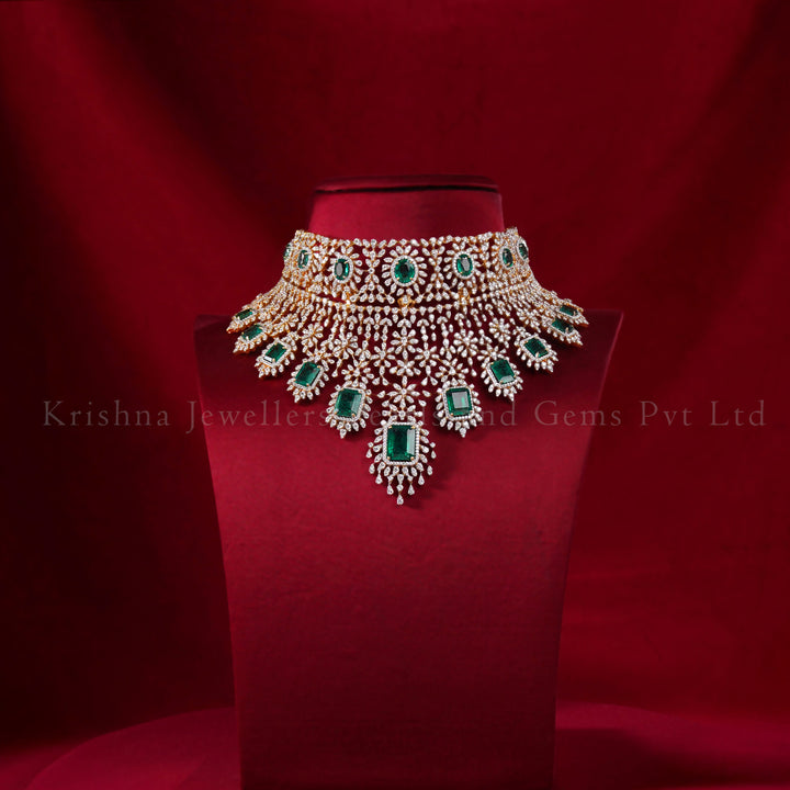 Eternal Bloom Diamond Bridal Choker (18K)