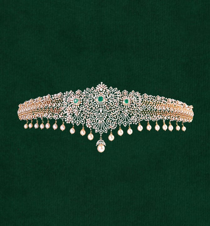 Traditional Diamond Vaddanam